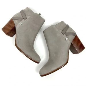Louise et Cie Lo Zanara Grey Heeled Booties